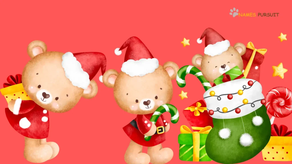Christmas Themed Teddy Bear Names - NamesPursuit
