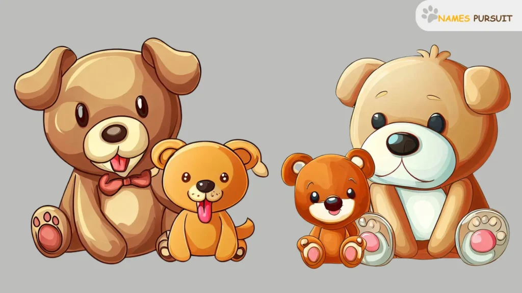 Dogs & Teddy Bear