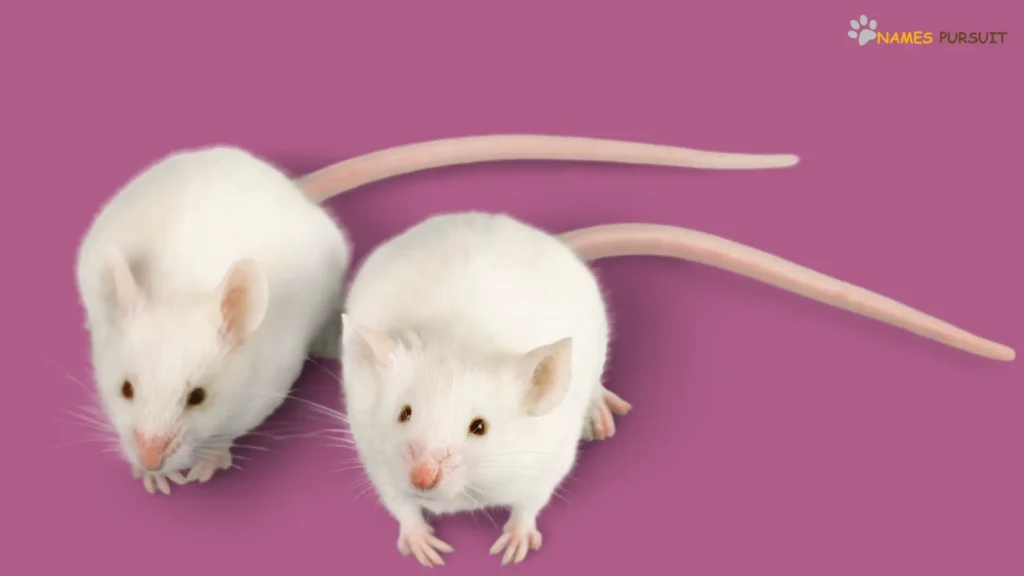 Unisex White Names for Mice
