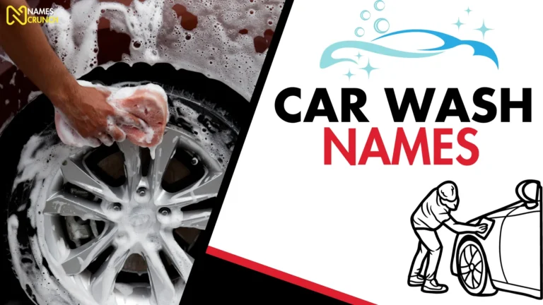 Car Wash Names