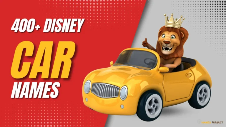 Disney Car Names