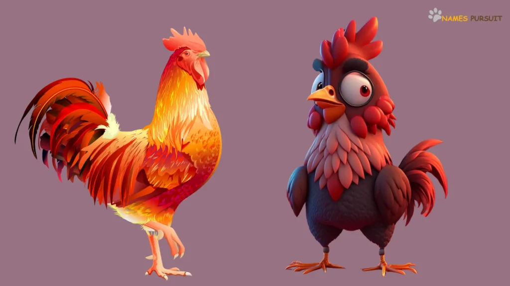 Male Red Chicken Names