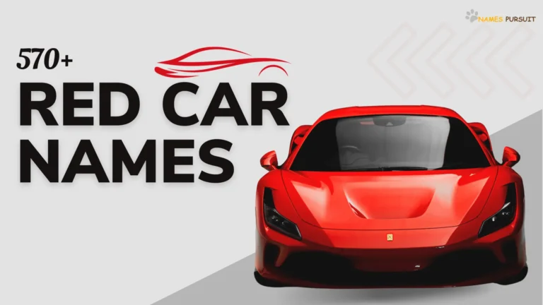 Red Car Names