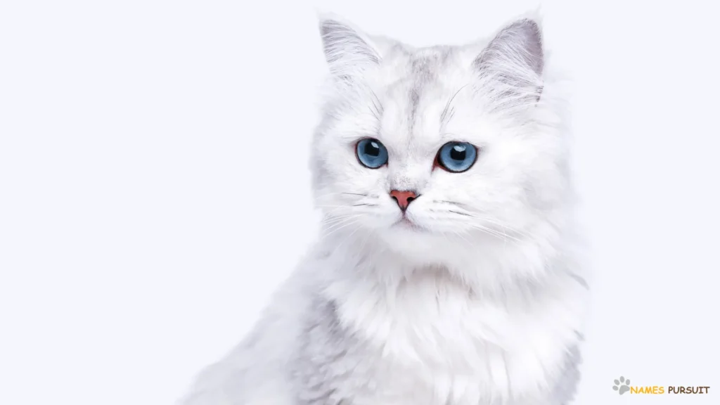 White Cat Names with Blue Eyes