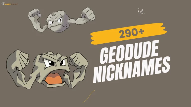 Geodude Nicknames