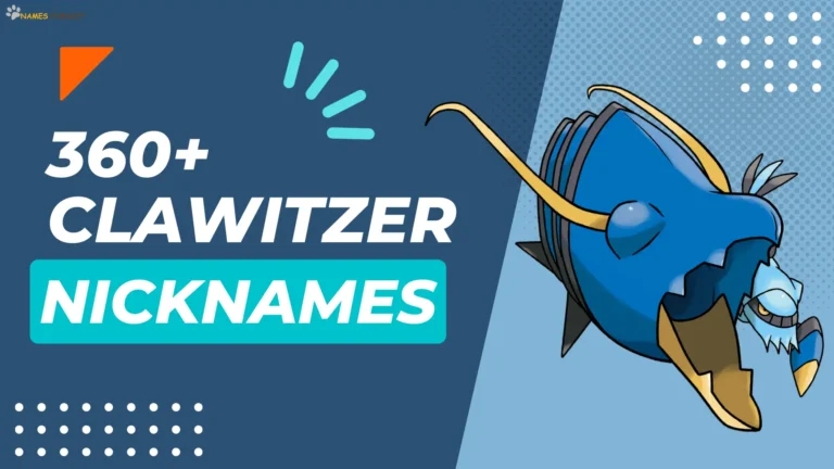 Clawitzer Nicknames