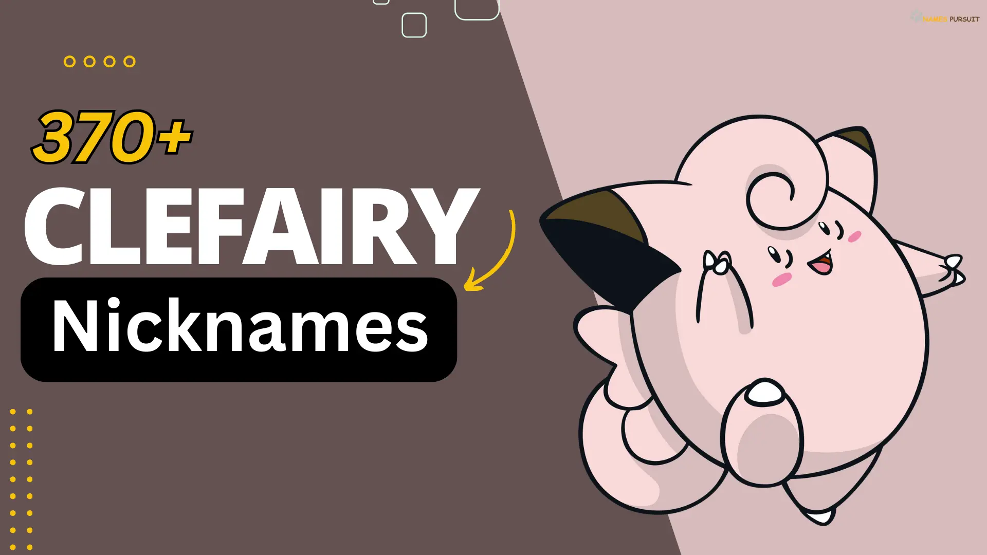 Clefairy Nicknames