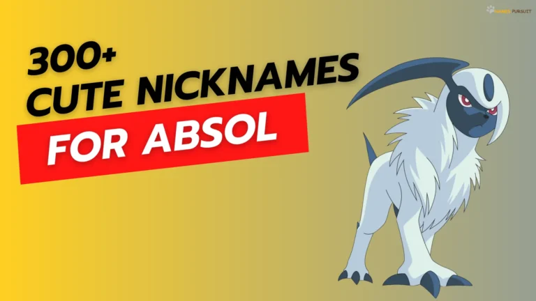 Cute Nicknames for Absol