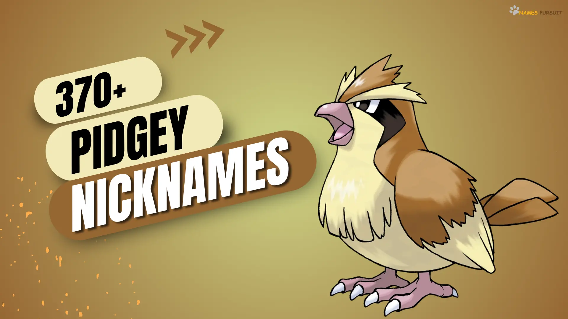 Pidgey Nicknames