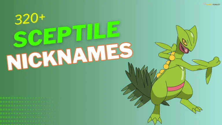 Sceptile Nicknames