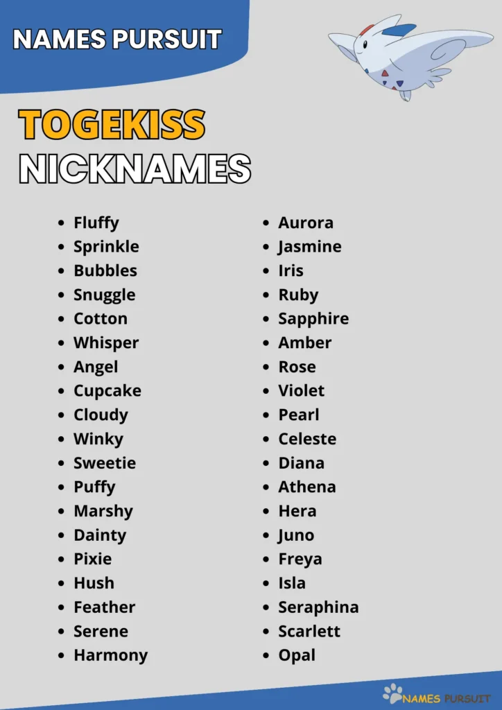 Best Togekiss Nicknames