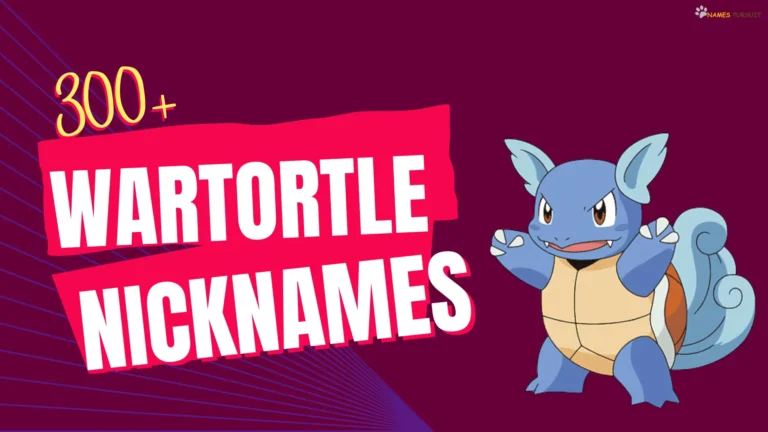 Wartortle Nicknames